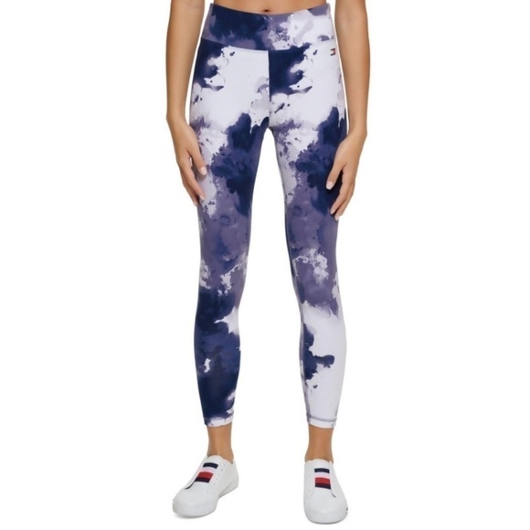 Tommy Hilfiger Pants - TOMMY HILFIGER Full Length High Rise Leggings in Deep Blue • BRAND NEW
